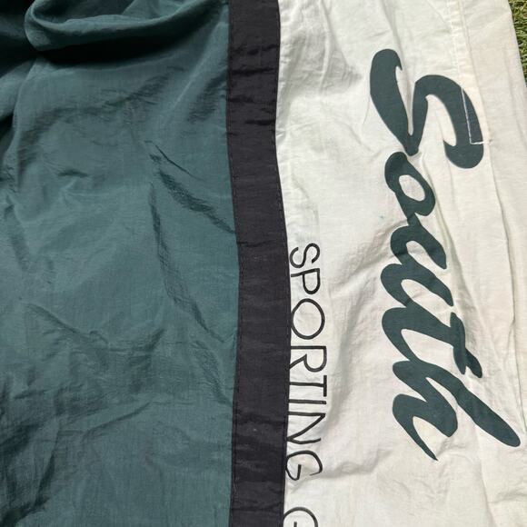 South Pole Y2K Vintage Green White Black Windbreaker Pants - Picture 5 of 5